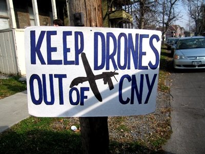 ground the drones, syracuse, ny