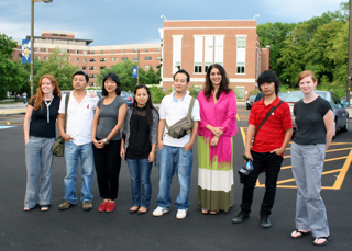 with filmmakers from nagaland