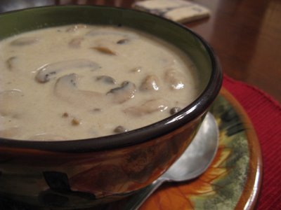 mushroom soup with madeira wine