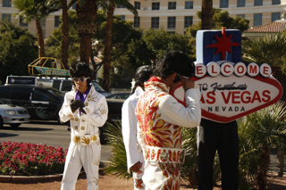 elvis is everywhere in las vegas.