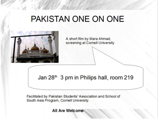 pakistan one on one at cornell