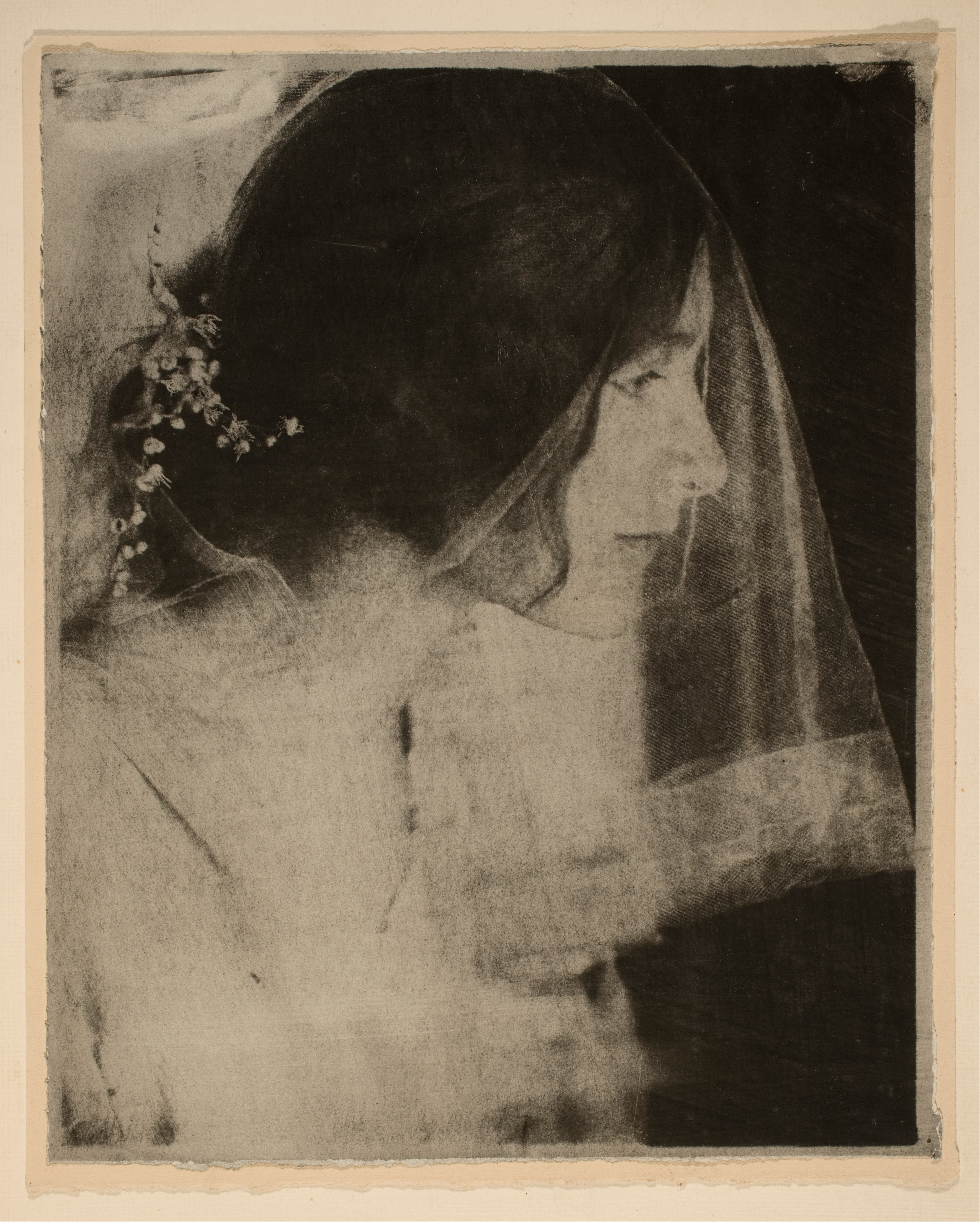 the bride by gertrude käsebier
