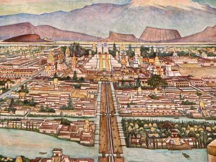 Tenochtitlan by Diego Rivera 1
