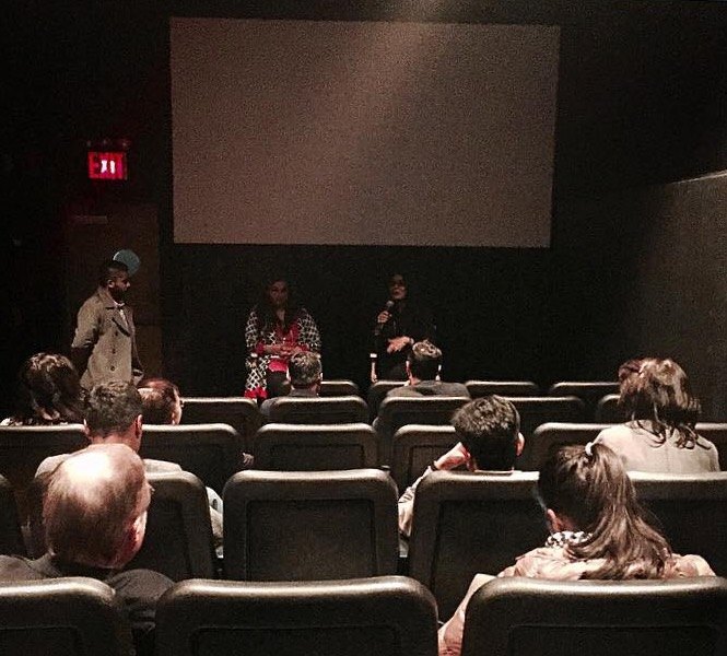 Q&A after screening