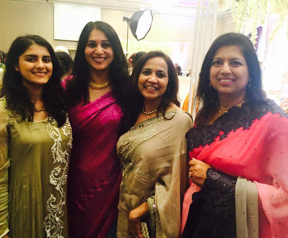 with friends at another wedding in canada